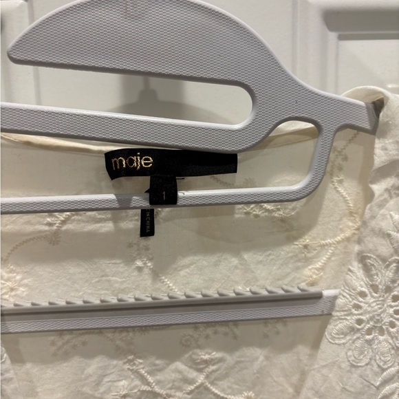 Maje Coiso cotton embroidered shirt. Size small - Picture 6 of 7